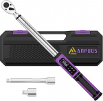 ANPUDS digitaalne p&ouml;&ouml;rdemomendi mutriv&otilde;ti 1/2 tolli, 5,1-340 Nm p&ouml;&ouml;rdemomendi v&otilde;tme auto komplekt &plusmn;1% veat&auml;psusega, 3/8-tolline 1/2-tolline adapter, 125 mm pikendusvarras mootorratta ja auto jaoks