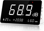 Dezibel Meter SW525S, 30-130 dB m&uuml;rataseme m&otilde;&otilde;tja koos alarmi ja andmesalvestusega, USB andmev&auml;ljund, A-klass, lauaarvuti t&ouml;&ouml;stusele, kontorile, naabruskonnale.