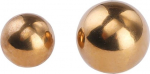 Hochpr&auml;zise Kugel aus reinem Messing, Durchmesser 25,4 mm, 30 mm, 40 mm, 45 mm, 50 mm, Massive, Reine Kupferperlen, runde Kupferperlen(45mm 1tk)