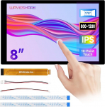 Waveshare 8-tolline DSI kapatsitiivne puuteekraan, &uuml;hildub Raspberry Pi 5/4B/3B/CM3/3+/4, 800 x 1280, IPS-paneel, optiline liimitud karastatud klaaspaneel, 10-punktiline puuteekraan.