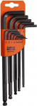 Bahco BE-9785 kuuskant-kruvikeerajate komplekt, must/oranž