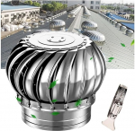 3 4 6 6 8 10 23 31 39 Zoll Dachentl&uuml;ftungskappe Dachbodenventilator, Edelstahl-Turbinenentl&uuml;ftungs&ouml;ffnungen, 200 (mm) Dachwinddachventilator, Entl&uuml;ftungsauslass(75mm/3.0in)