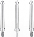 Selens Tripod Spike with 1/4 Inch Thread Hole Pack of 3, Stainless Steel Camera Tripod Spikes Feet Long Tripod Thread Adapter Screw for Tripod Monopod Photography Accessories