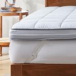 Jamdok Gel Memory Foam Double Mattress Topper Bed Topper koos eemaldatava padjakattega pehme ja hingav (135 x 190 cm), Hall