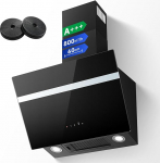 TopStrong pliidikupu 60 cm, 800 m&sup3;/h v&auml;ljat&otilde;mbekupu ringlusse / v&auml;ljat&otilde;mbe&otilde;hk aktiivs&ouml;efiltriga, A+++, vaikselt t&ouml;&ouml;tav LED valgustusega, seinakupu 3 tasandit + Booster puuteekraaniga