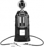 Portable Beer Dispenser, 1000CC Double Cannon Wine Drink Pump for Beer, Soda, Cider, Kombucha and Cocktails for Home Bar Party Gameday (Black)