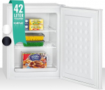 Bomann GB 7236 Mini s&uuml;gavk&uuml;lmik elektriline vabalt seisev 42-liitrine s&uuml;gavk&uuml;lmik, ideaalne telkimiseks ja v&auml;iksematesse majapidamistesse, vahetatav uksesulgur, valge [energiaklass E]