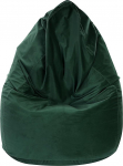 DreamRoots Bean Bag Chair 80 x 80 x 120 cm - Bean Bag Velvet kangas - Bean Bag Bean Bag koos seljatoe ja kattega - istmepadja alus - Chill Bag - Bubibag Bean Bag - Bean Bag koos t&auml;idisega