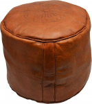 Horus Artesan&iacute;a de Egipto Puff Puff Siledast nahast jalalaba 40 cm / 35 cm Pruun