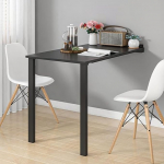 Generisch Wall Folding Table, Desk, Dining Table, Folding Table for Wall Mounting, Floating Wall Table with Legs, Folding Workbench for Laptop, Living Room (Must, 90 x 40 cm / 35.5 x 16 tolli)