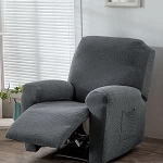 Lounger Slipcover, 4-osaline komplekt, Stretch Jacquard Diivan Cover koos k&uuml;ljetaskuga, pehme, paks, pestav m&ouml;&ouml;bli kaitsja elutuppa (V&auml;rv : V&auml;rv A, Suurus : 2 istmed (6 tk komplekt))