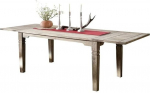 Koloniaalstiilis t&auml;ispuidust m&ouml;&ouml;bel Rosewood Grey 160/240x90 Sheesham Dining Table Oiled Solid Robin # 53