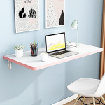 An der Wand montierter Klapptisch f&uuml;r Waschk&uuml;che, an der Wand montierter Esstisch, zusammenklappbar, an der Wand montierter Computertisch, stabil und robust, f&uuml;r Arbeitszimmer, Schlafzimmer