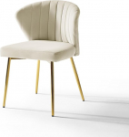 HULALA HOME S&ouml;&ouml;gitooli toolid, kaasaegsed k&ouml;&ouml;gitoolid sametist toolid s&ouml;&ouml;gitoas metallist jalgadega, s&ouml;&ouml;gilaud toolid, garderoobitoolid elutuppa, beež