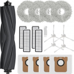 SpeHiate Dreame L10s Ultra / L10 Ultra / L10s Pro Gen2 Accessory Kit Replacement Part Kit for Xiaomi X20+/ X10+ with 1 Main Brush, 4 Dust Bags, 4 Mop Pads, 4 HEPA Filters, 4 Side Brushes