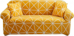 HOOBUY Printed Sofa Cover Stretch Couch Covers Patterned Two Seater Slipcovers for 2 Seater Cushion Couch Love Seat Set SSH (2 Seater/Two Seater)