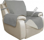 ISSUNTEX Double Protection Waterproof Deck Chair Covers for Living Room, Reversible Furniture Protector, Deck Chair Couch Sofa Slipcover for Dogs, Pets, Kids(Oversized Recliner,