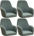 klkjk Stretch tooli katted Tooli kate koos k&auml;etoedega 2/4/6 s&ouml;&ouml;gitoa tooli kate k&otilde;rge seljatoega tooli kate kaitsev kate s&ouml;&ouml;gitoa, kontori kaitsev kate