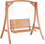 Trendikas Novara aiakiikumine raamiga akaatsiapuust tumepruun 2 inimesele