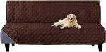 U-NICE HOME Futon diivan katab p&ouml;&ouml;rduv diivan Slipcover Armless Futon Cover m&ouml;&ouml;bli kaitsja Diivan Cover veekindel (Futon, pruun/pruun)