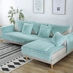 FDJKGFHGFCGDFGDG T&auml;ielik kaitsev kate Diivan, talvine mittelibisev pluusist diivanikate katab seljatoe kaasaegse lihtsa diivanikattega diivanikate elutoa jaoks