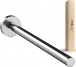 ovimar Lyngvig Telescopic Towel Rail Stainless Steel Silver Extendable as Towel Rail for Towels 30-50 cm Holder for Drilling or Gluing to the Wall in the Bathroom