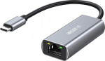 Ethernet Gigabit adapter, Thunderbolt USB C RJ45 v&otilde;rgu LAN 1Gbps, &uuml;hildub MacBook Pro/Air M2 M1 Chromebook XPS-iga