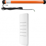 3T-MOTORS 3T45-30RX Juhtmevaba markiisimootor kuni 3 m pikkustele liigendmarkiisidele, 60 kg t&otilde;mbej&otilde;ud, 30 Nm p&ouml;&ouml;rdemoment - sisaldab juhtmevaba k&auml;sisaatjat, adapterikomplekti 78 mm ja kinnitust.