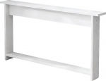 ERRULAN Ablage hinter Sofa Sofatische, schmal, lang, Wohnzimmertische aus Holz, modern, moderner, schlanker Konsolentisch hinter der Couch f&uuml;r Eingangsbereich(White,3.9' L x 0.3' W x H 2.1' H)