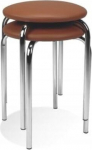 All4All AL 18 Ecru s&ouml;&ouml;gitoatool / K&ouml;&ouml;gitooli Mercury Chrome Feet Faux Leather 2-st komplektis
