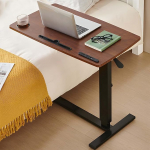 Pneumaatiline t&otilde;stetabel, kokkupandav mobiilne &uuml;levoodiline laud USB-pordiga, gaasitoitega istumis- ja seismislaud varjatud ratastega A, 33,5 x 17,7 tolli