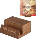 DIDUDIDU vin&uuml;&uuml;lplaatide hoidmise vin&uuml;&uuml;lriiul puidust - n&uuml;&uuml;d m&auml;ngiv plaadipulk - LP hoidja retro disainis - Vintage plaadipulk - tellimus vin&uuml;&uuml;liarmastajatele