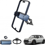 Coleya auto mobiiltelefoni hoidik, mis &uuml;hildub Mini Cooper 2015-2021 / Mini Countryman Mini Clubman 2017-2021, Mini Cooper elektriline mobiiltelefoni hoidik, 360&deg; p&ouml;&ouml;ramine, &uuml;hildub k&otilde;igi nutitelefonidega