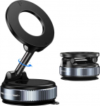 VENINGO vaakum mobiiltelefoni hoidja auto magnetiline universaalne iminapakett auto telefoni hoidja 360 &deg; p&ouml;&ouml;rlev auto Mount vaakum iminapakett auto kodu must