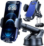 HTU 2026 S&otilde;jaline klass: 4-in-1 mobiiltelefoni hoidja auto 360&deg; p&ouml;&ouml;ratav mobiiltelefoni hoidja auto armatuurlaual ketas iPhone 17 Pro Max jaoks.