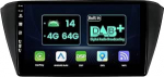 Sisseehitatud DAB+ Double DIN Android 14 Autoradio 4GB + 64GB Skoda Fabia 3 III 2015-2019 jaoks, kaamera ja mikrofon toetab WiFi/GPS/Carplay/DSP/Fast Boot/BT/RDS 9-tolline IPS