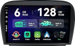 [6G+128G | Eingebaut DAB+ 4G] - MSD Autoradio f&uuml;r Mercedes SL R230 (2005-2012) | Android 15 GPS raadio | CarPlay Android Auto Lenkradsteuerung Dual-Band WiFi DSP | Cam&eacute;ra MIC | Octa-Core 2 Din 9 Zoll