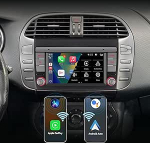 Autoraadio Fiat Bravo 2007-2013 Support Wireless Carplay Android Car Radio Sat DSP Stereo Amplifier koos Mirror Link Bluetooth FM/RDS/EQ/USB/SWC-ga