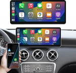 Ninetom autoraadio 12,3-tolline puuteekraan 2016-2018 Mercedes Benz A GLA CLA klassi W176 C117 X117 X156 jaoks koos NTG 5.0/5.1/5.2, tugi Apple Carplay/Android Auto/Mirrorlinkiga