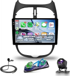 4G+64G Android Autoradio f&uuml;r Peugeot 206 206CC 206SW 2000-2016 Citroen C2 2002-2010 Wireless Carplay Android Auto, 9 Zoll Incell puuteekraaniga raadio GPS Navi WiFi Bluetooth FM/RDS/EQ/SWC tagasis&otilde;idukamera