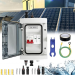 &Uuml;lelaine kaitse PV, DC Isolator Switch piksekaitse kaitsel&uuml;liti 1 in 1 Out 1 String 1000V DC 40A 20-40KA generaatori &uuml;henduskarp IP65 veekindel p&auml;ikesepaneelide &uuml;henduskarp fotogalvaanika jaoks