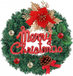 Kunstlik j&otilde;ulup&auml;rg 30cm - esiukse p&auml;rg m&auml;nnikuuskede, punaste marjade ja dekoratiivse vibuga - t&auml;iuslik j&otilde;ulukaunistus uksele, aknale, seinale, lauale, pulmale ja peole.