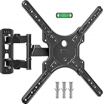 MOUNTUP TV Wandhalterung f&uuml;r 26-60 Zoll LED, LCD, OLED Fernseher, Schwenkbare Neigbare TV Halterun bis 35 kg, Max VESA 400x400mm, EU0079