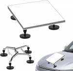 Starlink Mini'ga &uuml;hilduv kumer magnetiline kinnitus, kaasaskantav alumiiniumsulamist hoidik matkaauto, auto katuse, metallpindade jaoks - 66 mm tugev iminapakett, kiire stabiilsus