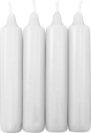 Pakend 25 Berliini kuusek&uuml;&uuml;nla valge umbes 23 x 130 mm (25 x 4 tk) J&otilde;uluk&uuml;&uuml;nlad, p&uuml;ramiidk&uuml;&uuml;nlad, puuk&uuml;&uuml;nlad, advendik&uuml;&uuml;nlad.