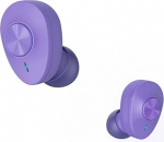 Hama Bluetooth k&otilde;rvaklapid "Freedom Buddy" (True Wireless, TWS, In-Ear k&otilde;rvaklapid, juhtmeta k&otilde;rvaklapid, juhtmeta bassiv&otilde;imendus, juhtmeta k&otilde;rvaklapid, k&otilde;rvaklapid, h&auml;&auml;ljuhtimine, koos laadimiskarbiga) Lilla