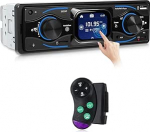 NHOPEEW 1 DIN autoraadio 2,7-tollise puuteekraaniga - MP3 raadio tugi, k&auml;ed-vabad, ISO liides, EQ, FM, Bluetooth, v&auml;rvilised tuled - AUX, USB port, Type-C laadimisport