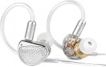 KINBOOFI TFZ STA-K In-Ear Monitor, HiFi Stereo, juhtmega k&otilde;rvaklapid, h&uuml;briid Dual Drivers, IEM k&otilde;rvaklapid, kristallselge heli, IEM k&otilde;rvaklapid 2-poolse eemaldatava kaabliga muusikutele (ilma mikrofonita)