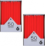 pajoma&reg; K&uuml;&uuml;nlad Punased - 100 tk | K&otilde;rgus 25 cm, l&auml;bim&otilde;&otilde;t 2 cm | P&otilde;lemisaeg umbes 7 tundi | Mitmek&uuml;lgne laua-, dekoratsiooni-, j&otilde;uluk&uuml;&uuml;nal ja gastro&uuml;rituste jaoks.