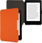 kwmobile H&uuml;lle kompatibel mit Amazon Kindle Paperwhite - Nylon eReader Schutzh&uuml;lle Cover Case (f&uuml;r Modelle bis 2017) - Orange